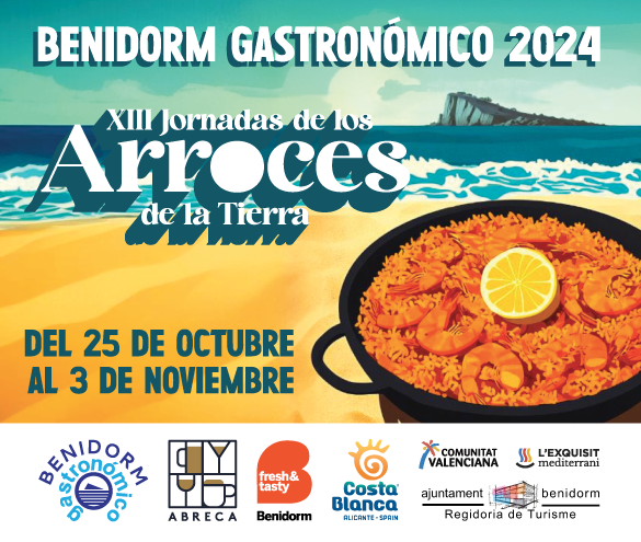 Cartel XIII Jornadas de los Arroces de la Tierra de Benidorm